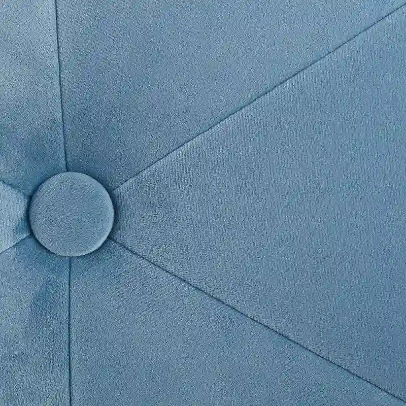 Sgabello moderno da toeletta a forma di fiore in velluto con base in metallo dorato