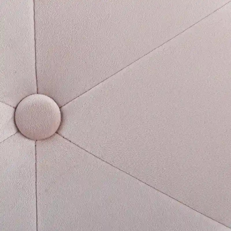 Sgabello moderno da toeletta a forma di fiore in velluto con base in metallo dorato