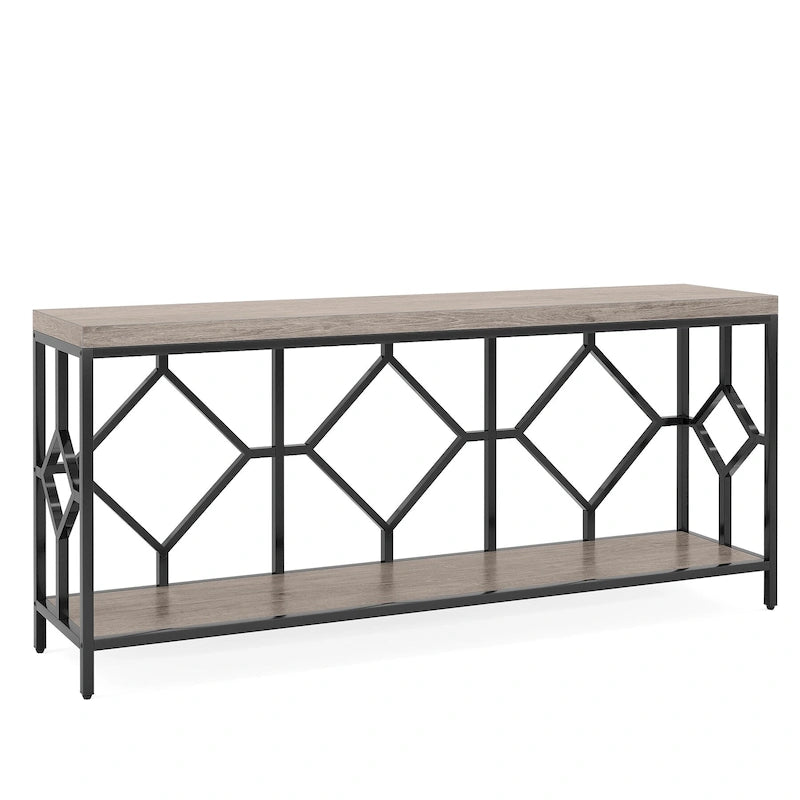 70.9 Inche Extral Long Console Sofa Accent Table for Entryway Living Room