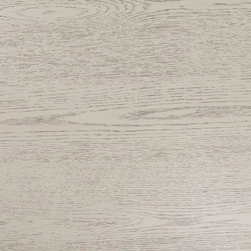 Runder Holzcouchtisch mit skulptural geschwungenem Trestelgestell im Mid-Century-Stil