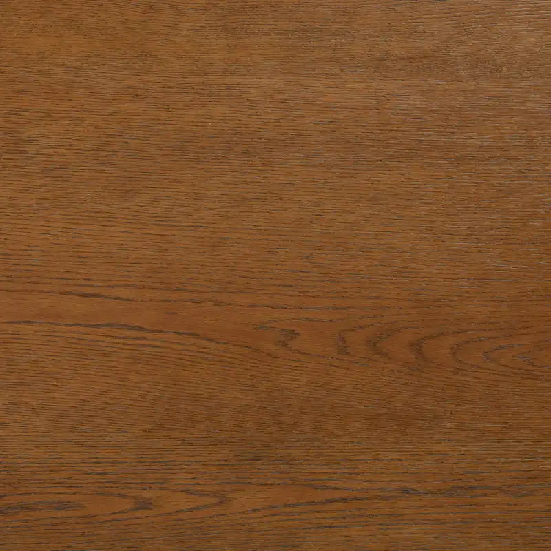 Runder Holzcouchtisch mit skulptural geschwungenem Trestelgestell im Mid-Century-Stil