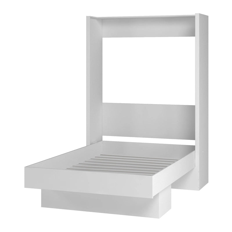 Contemporary Space Saving Fold Down Wall Bed with Display Shelf