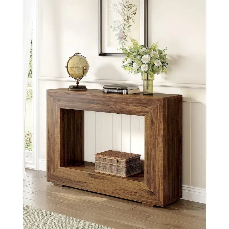 47 Inches Rustic Sofa Table for Entryway, Hallway and Living Room