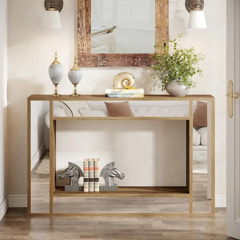 47 Inches Rustic Sofa Table for Entryway, Hallway and Living Room