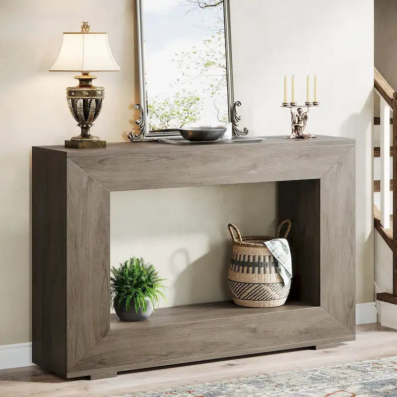 47 Inches Rustic Sofa Table for Entryway, Hallway and Living Room